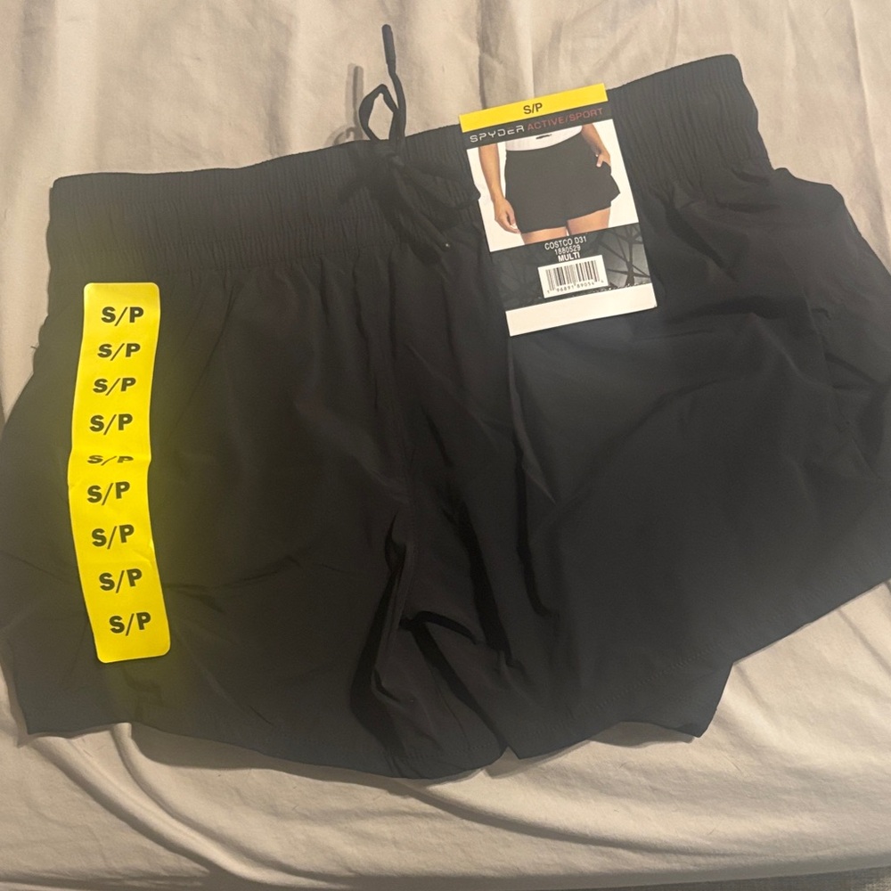 Spyder Women's Black Athletic Shorts